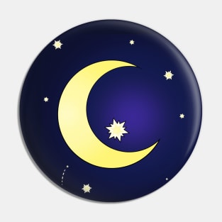 Moon & Stars Pin