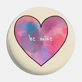 Be Mine Valentine Heart Pin