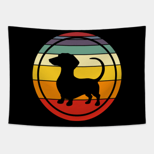 Dachshund Dog Lover retro vintage Tapestry