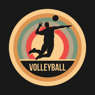 Retro Vintage Volleyball Gift For Volleyball Players T-Shirt