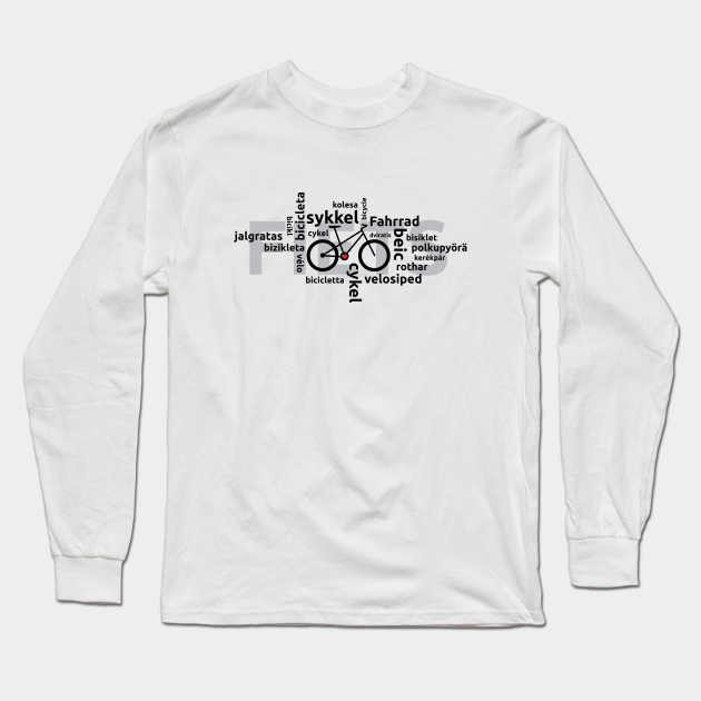 Bicycle, fiets, - Bicycle - Long Sleeve T-Shirt | TeePublic
