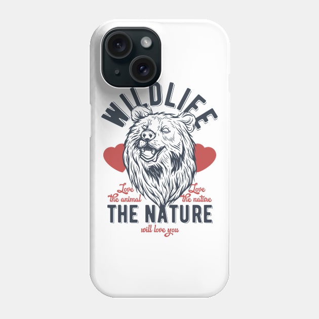 Wildlife Phone Case by peace and love