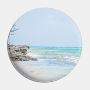 Relaxing Bahama Ocean Scene Pin