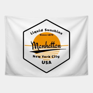 Manhattan - Liquid Summer Since 1870 Tapestry