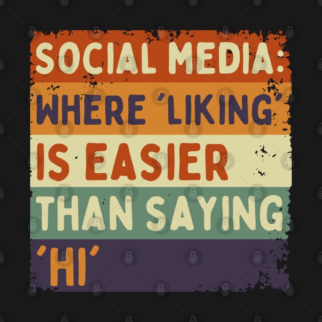 Sarcasm on Social Media - Truth with a Twist - Retro Style by Hepi Mande