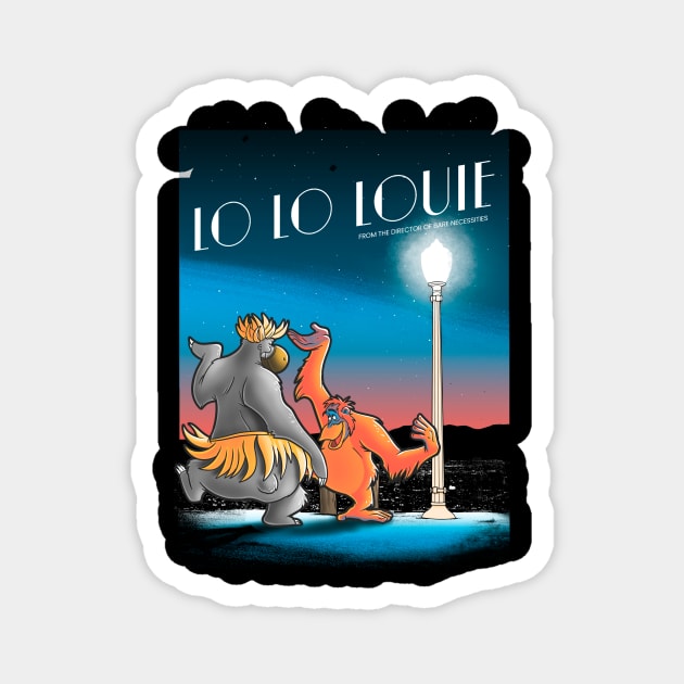 Lo Lo Louie Magnet by Cromanart