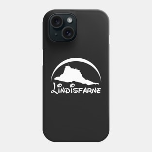 Lindisfarne Castle (White Logo) Phone Case