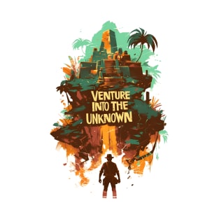 Venture Into the Unknown - Ancient Temple - Indy T-Shirt