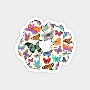 Butterfly Scrunchie Magnet