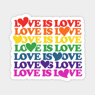 Love is Love Rainbow Magnet