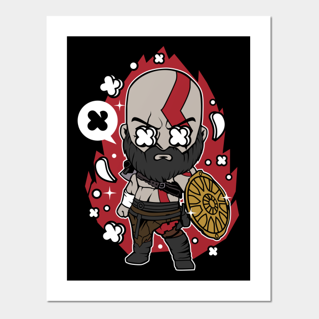 God of War - Kratos - Posters and Art Prints | TeePublic God of War - Kratos - Posters and Art Prints | TeePublic