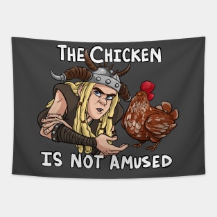 The Chicken is Not Amused Tapestry