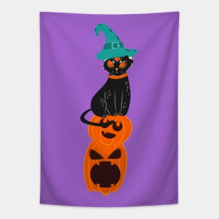 The Witch Cat Tapestry