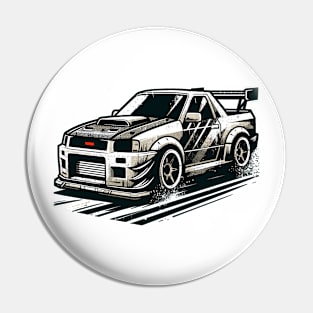 Cartoon car Pin