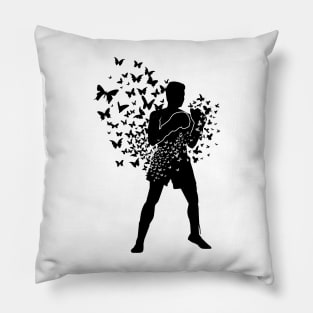 Float like a butterfly... Pillow