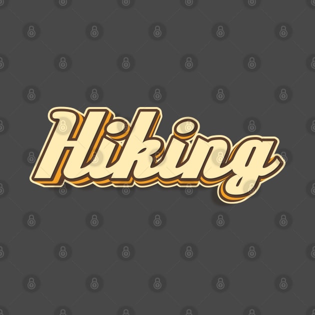 Hiking typography by KondeHipe