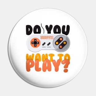 Gamepad with lettering Pin