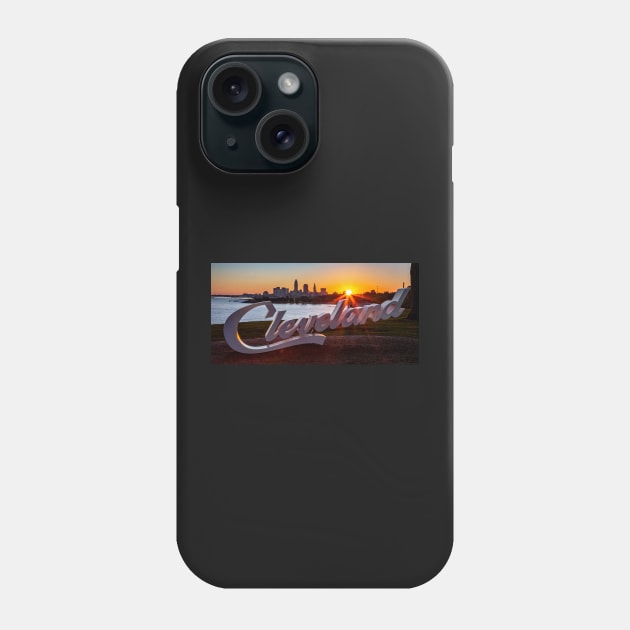 Cleveland Edgewater Script Phone Case by dalekincaid