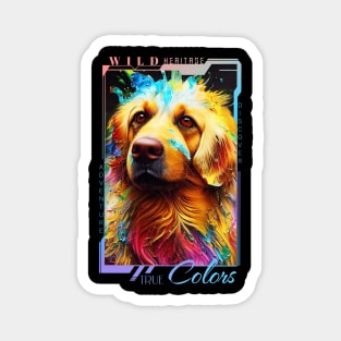 Golden Retriever Dog Pet Cute Adorable Animal Compagnon Magnet