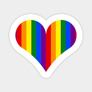 LGBT Heart Magnet