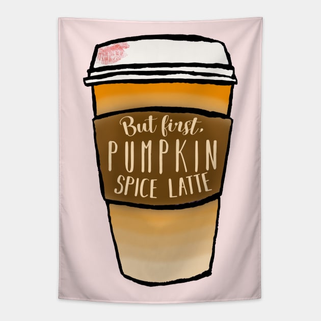 But first, Pumpkin spice latte Tapestry by colleendavis72