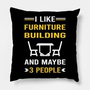 3 People Furniture Building Carpentry Carpenter Pillow