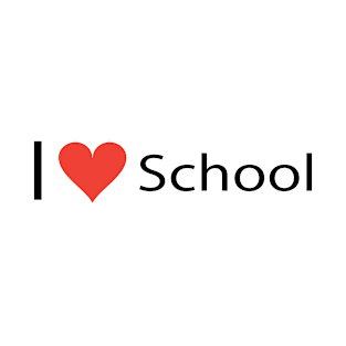 I love My School Slogan Back to school Hello School T-Shirt