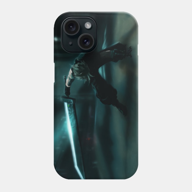 Cloud Strife, FFVII Remake Phone Case by Jarrodjvandenberg