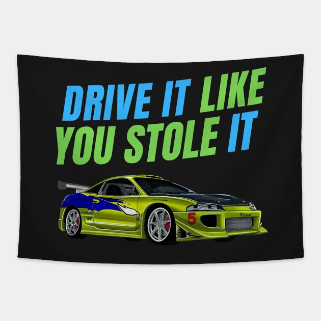 Drive it like you stole it { fast and furious Paul walker } Tapestry by MOTOSHIFT