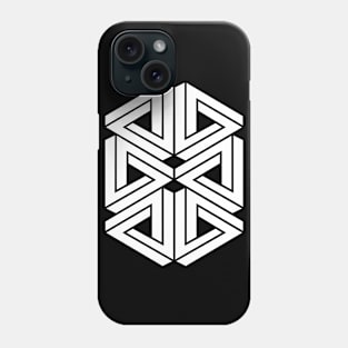 Infinity triangles pattern Phone Case