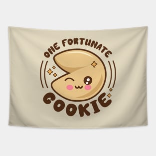 One Fortunate Cookie Cute Kawaii Bakery Tapestry