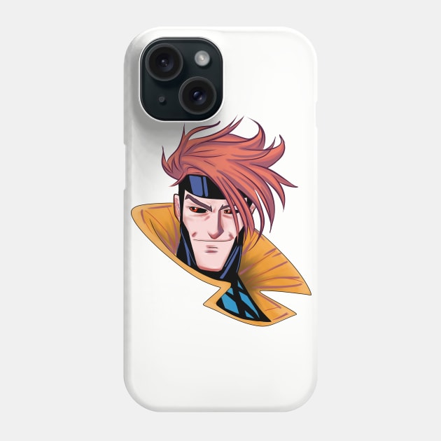 Remy Lebeau, the gambit Phone Case by jorge_lebeau