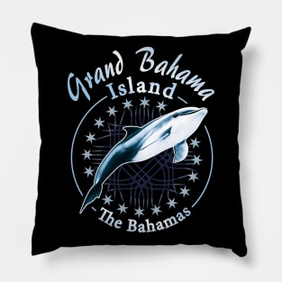 Grand Bahama Island - Diving with Dolphins Pillow