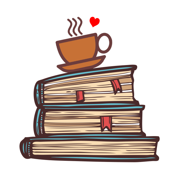 'Coffee and Books' Adorable Books Gift by ourwackyhome