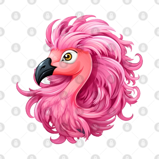 Pink Flamingo - Bad Hair Day by VelvetRoom