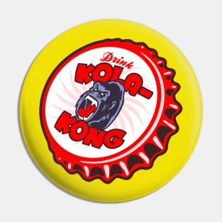 Retro VIntage kola Kong Soda Bottlecap Pin