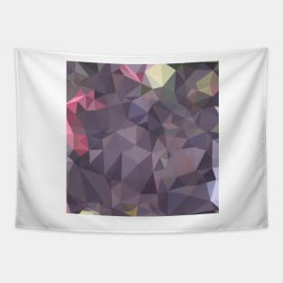 Cyber Grape Purple Abstract Low Polygon Background Tapestry