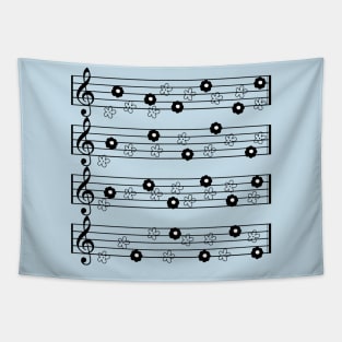 Blooom with music Tapestry