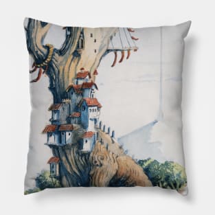 Tree Homes Pillow