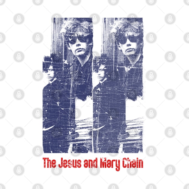 The Jesus & Mary Chain - - - Glitch Fan Art by unknown_pleasures