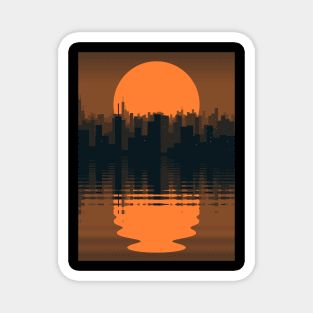 City refleting Magnet