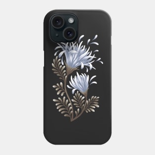 Daisies - White / Midnight Phone Case