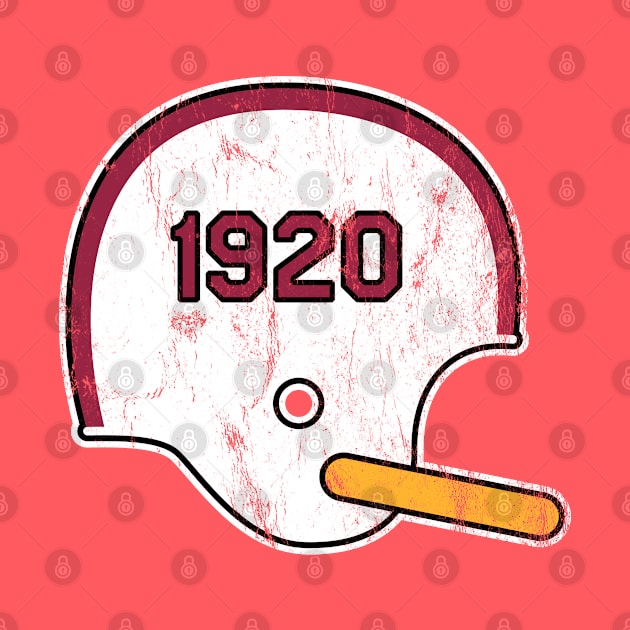 Arizona Cardinals Year Founded Vintage Helmet by Rad Love