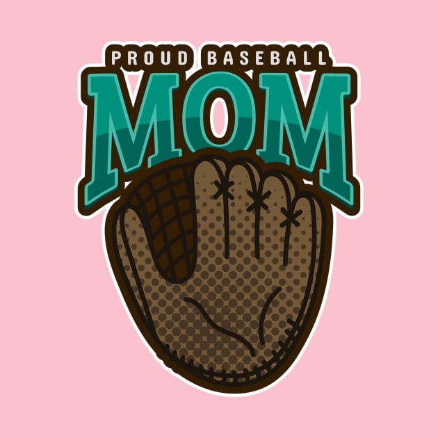 Baseball Mom by Tip Top Tee's