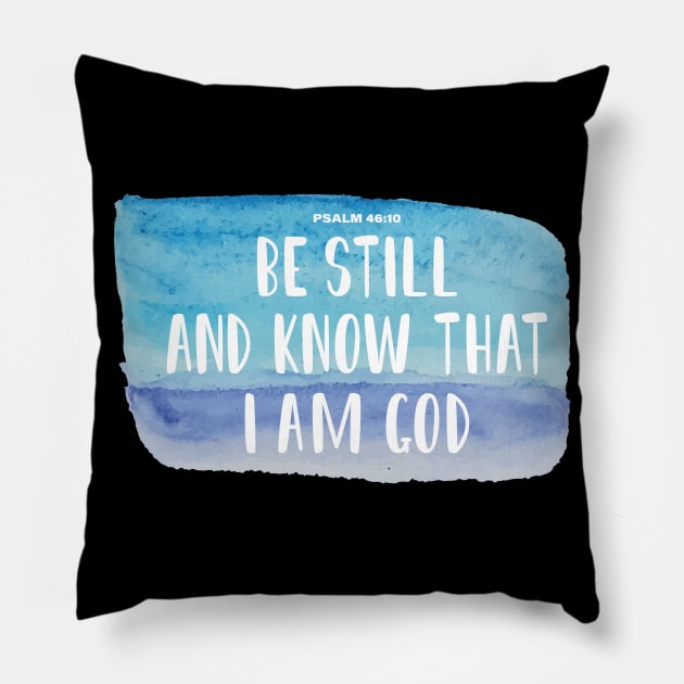 BE STILL Pillow by TheMoodyDecor