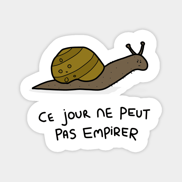 Grumpy Snail Magnet by grumpyanimals