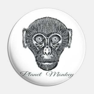 Bored Ape on Planet Monkey Pin