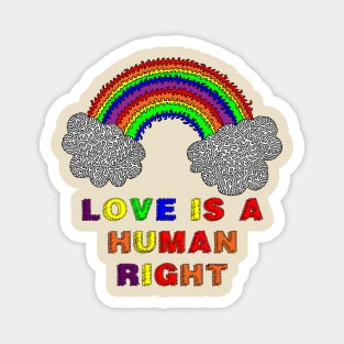 Love is a Human Right Magnet