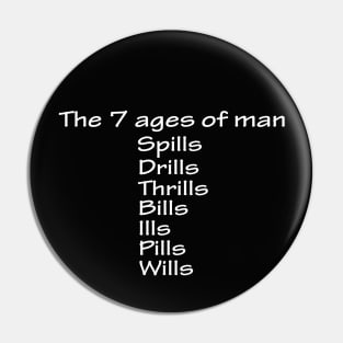 7 ages of man Pin