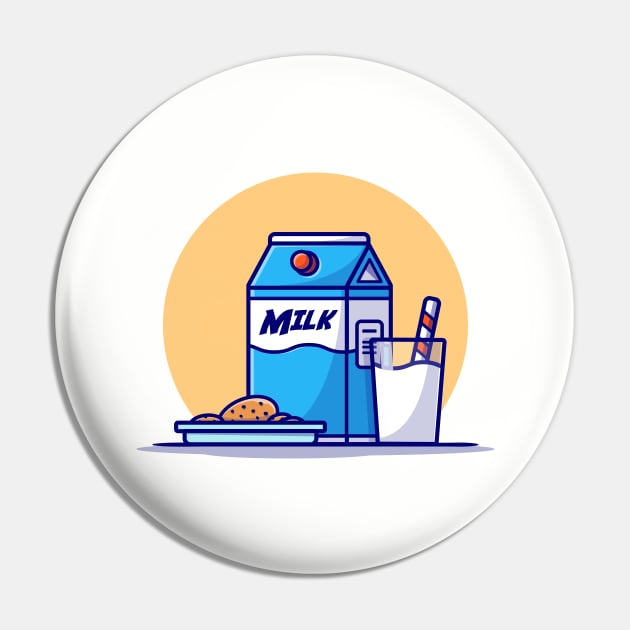 Milk And Cookies Cartoon Vector Icon Illustration Pin by Catalyst Labs